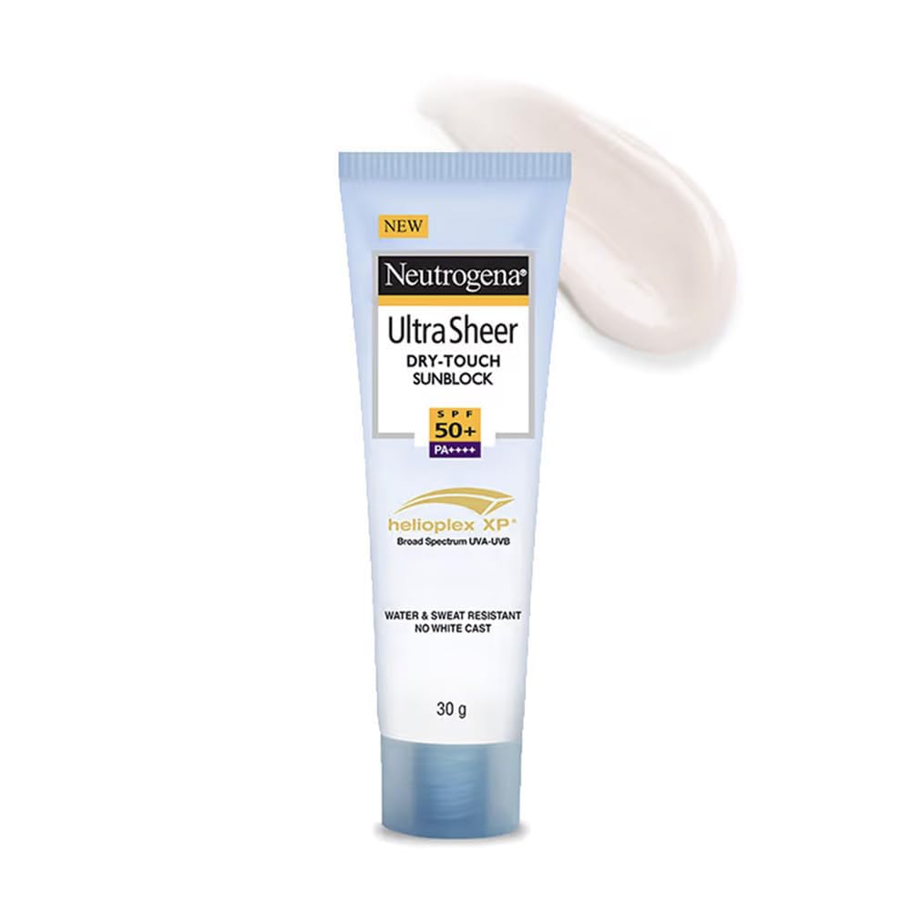 Neutrogena Ultra Sheer SPF 50+ Sunscreen Lotion – 88ml, Summer Must-Have